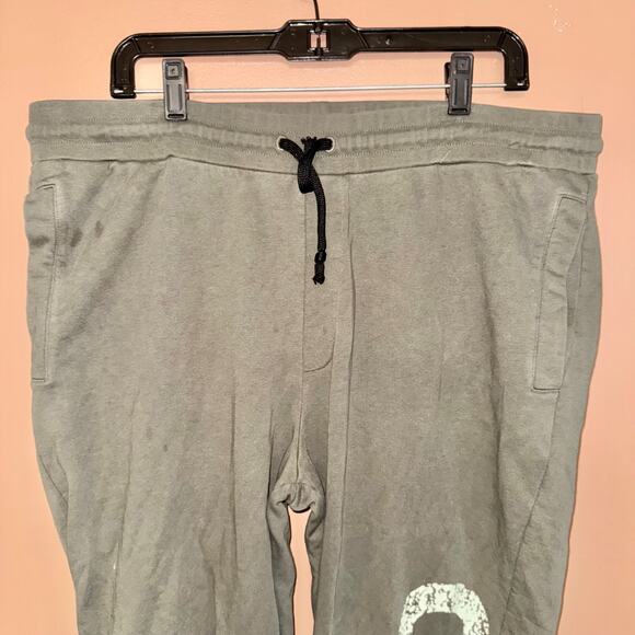 Hugo Boss Devoc Big Logo Cotton Jogger Pants Sweatpants Olive Green - Size XXL - Picture 7 of 7